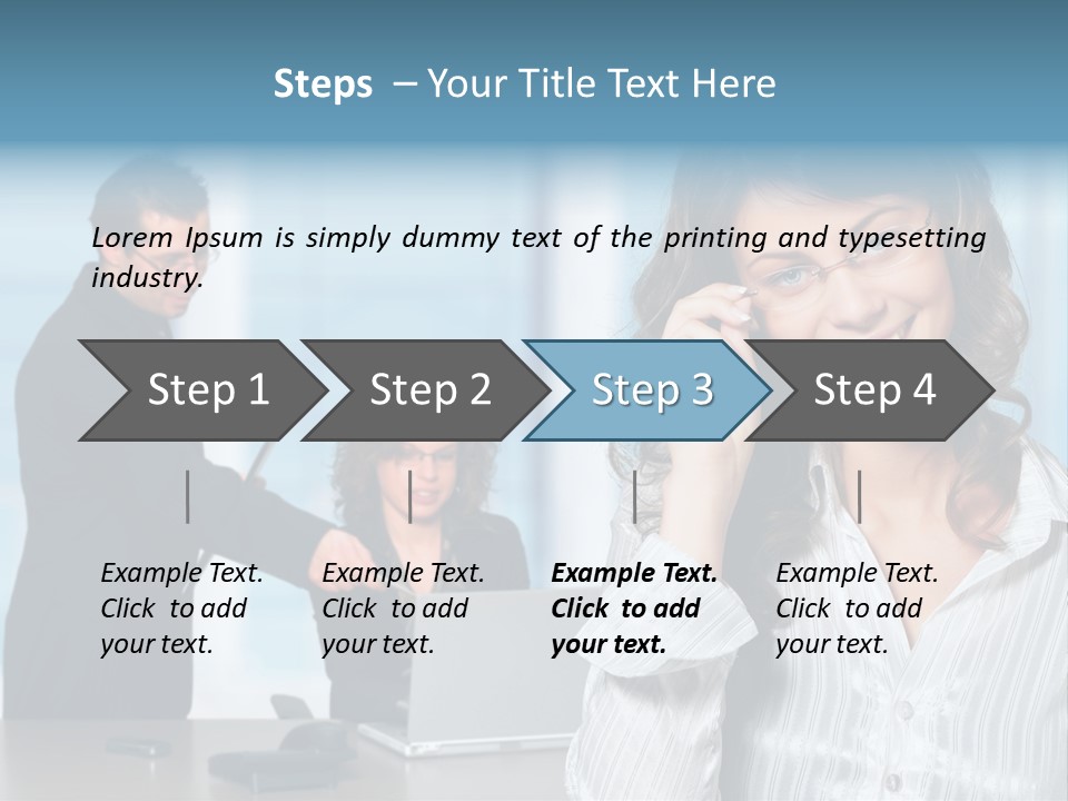 A Woman In A Business Suit Talking On A Cell Phone PowerPoint Template