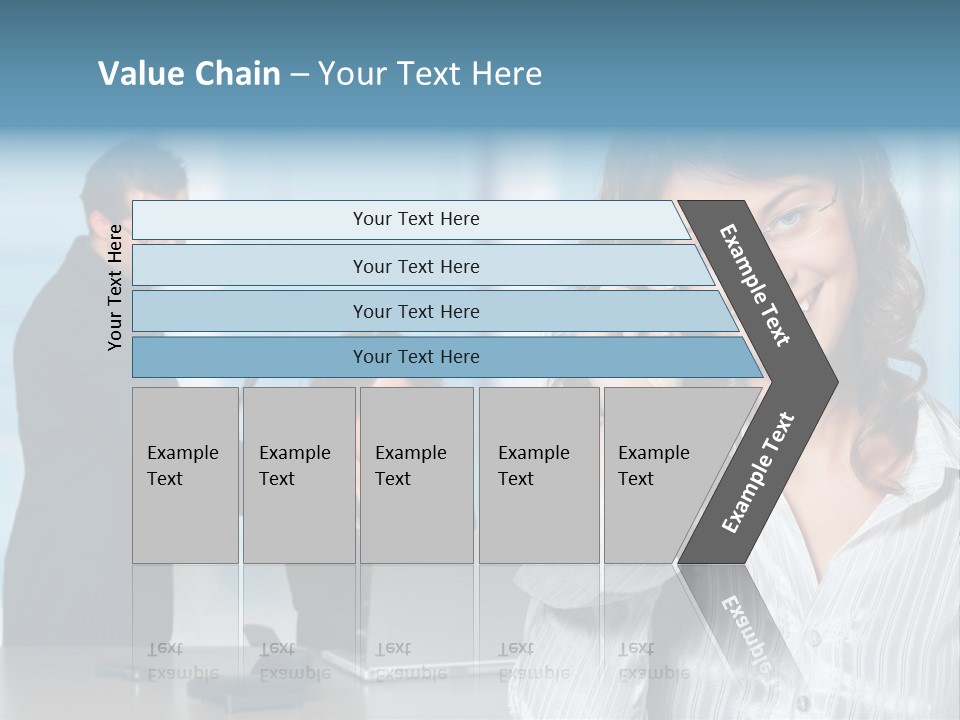 A Woman In A Business Suit Talking On A Cell Phone PowerPoint Template