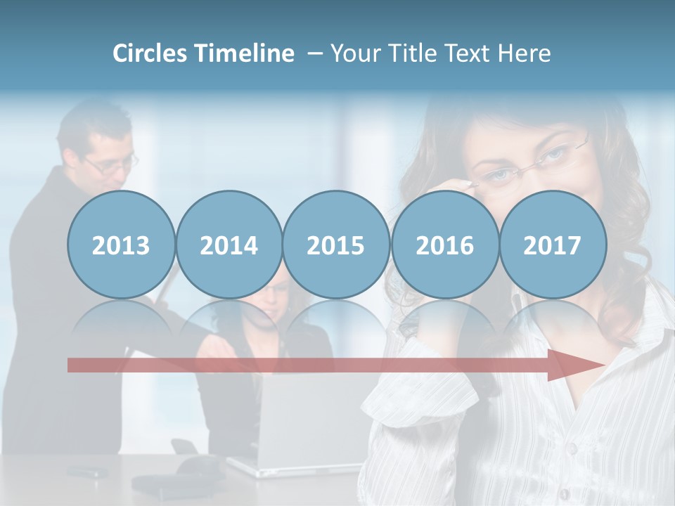 A Woman In A Business Suit Talking On A Cell Phone PowerPoint Template