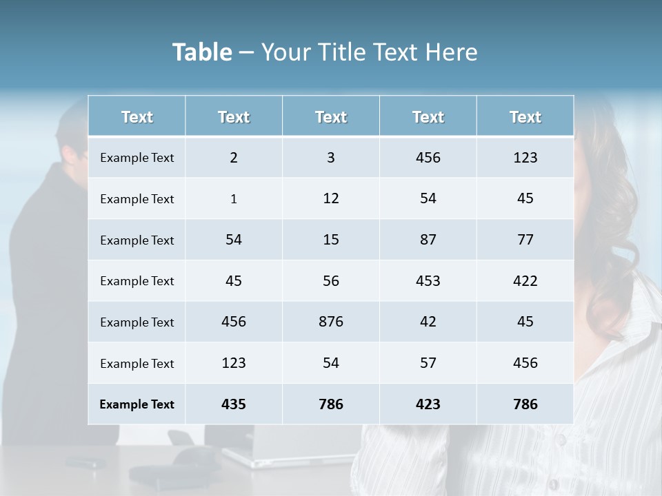 A Woman In A Business Suit Talking On A Cell Phone PowerPoint Template