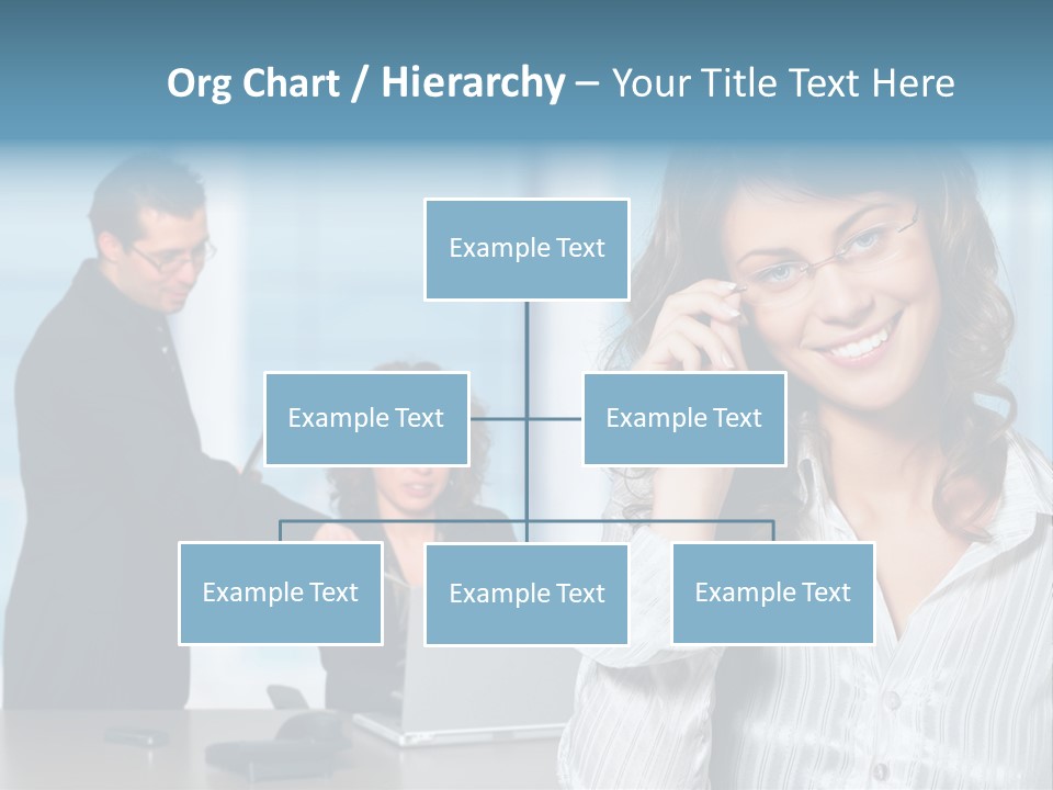 A Woman In A Business Suit Talking On A Cell Phone PowerPoint Template