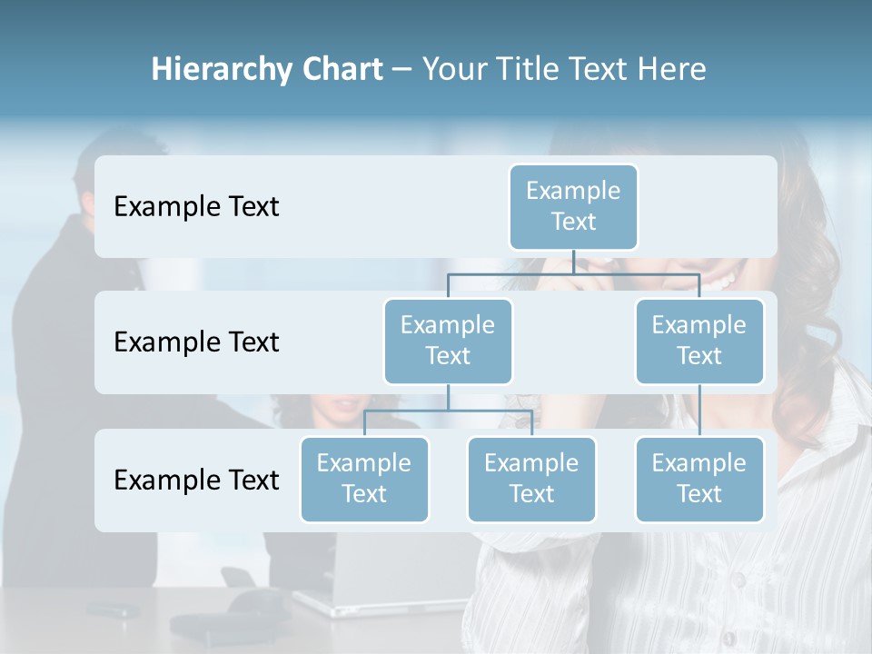 A Woman In A Business Suit Talking On A Cell Phone PowerPoint Template