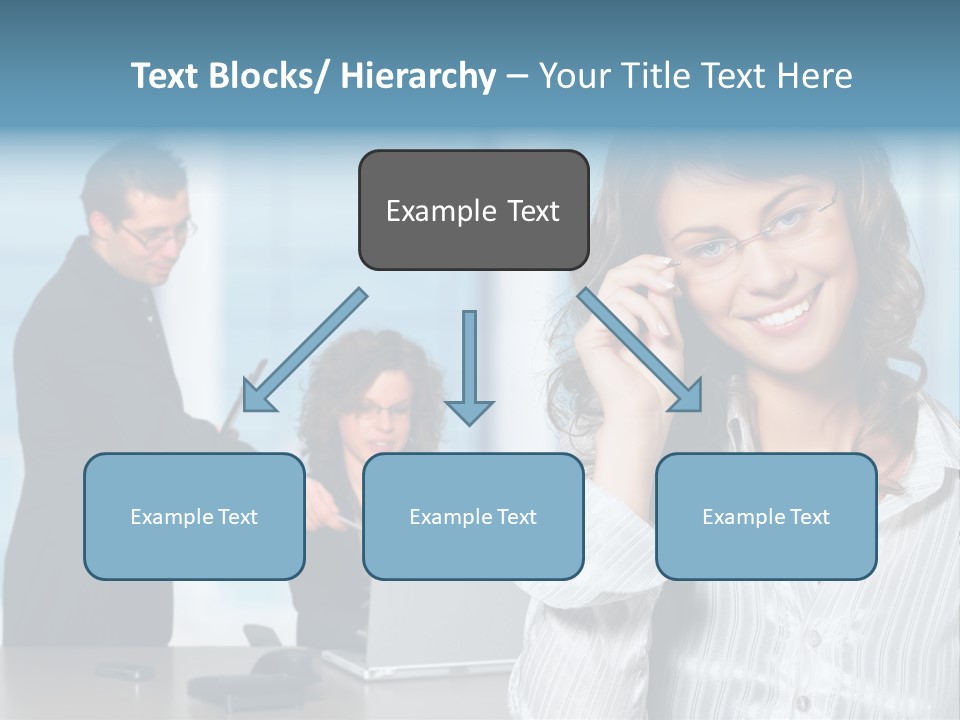 A Woman In A Business Suit Talking On A Cell Phone PowerPoint Template