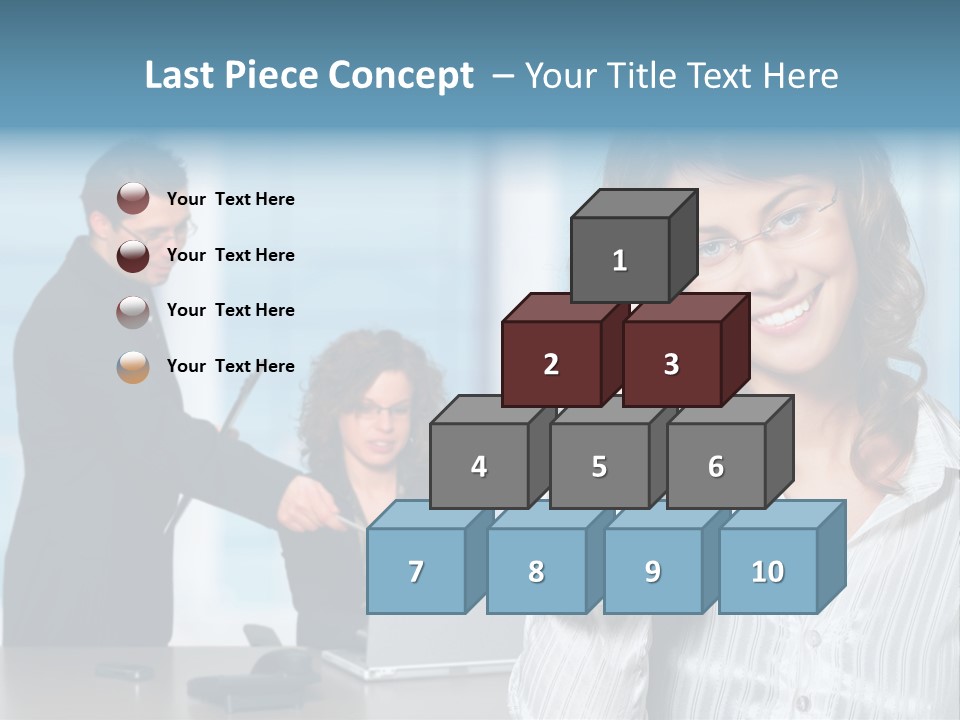 A Woman In A Business Suit Talking On A Cell Phone PowerPoint Template