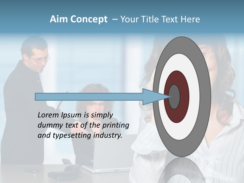 A Woman In A Business Suit Talking On A Cell Phone PowerPoint Template