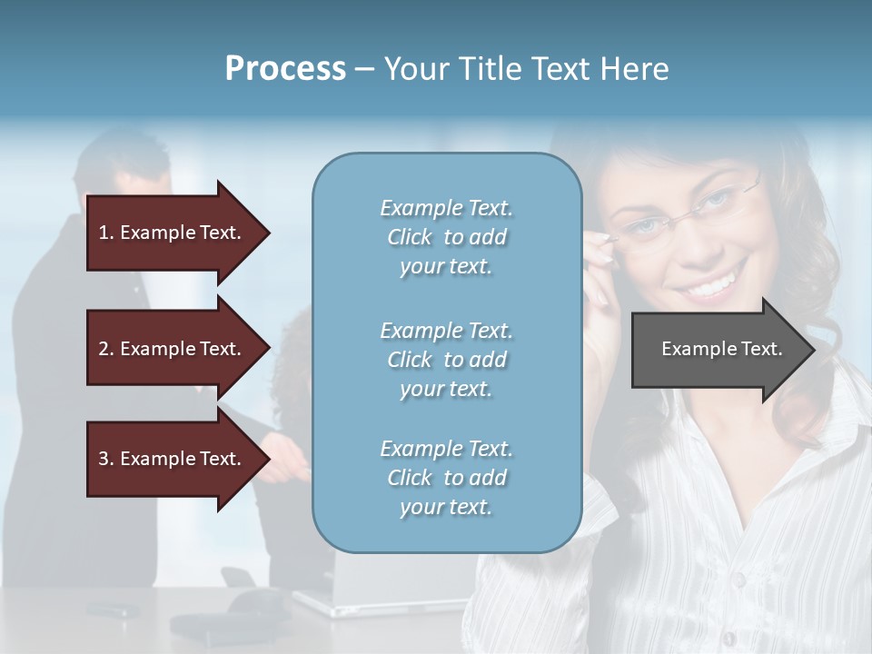 A Woman In A Business Suit Talking On A Cell Phone PowerPoint Template