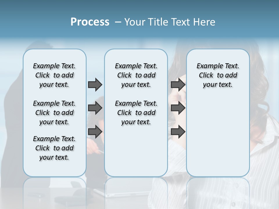A Woman In A Business Suit Talking On A Cell Phone PowerPoint Template