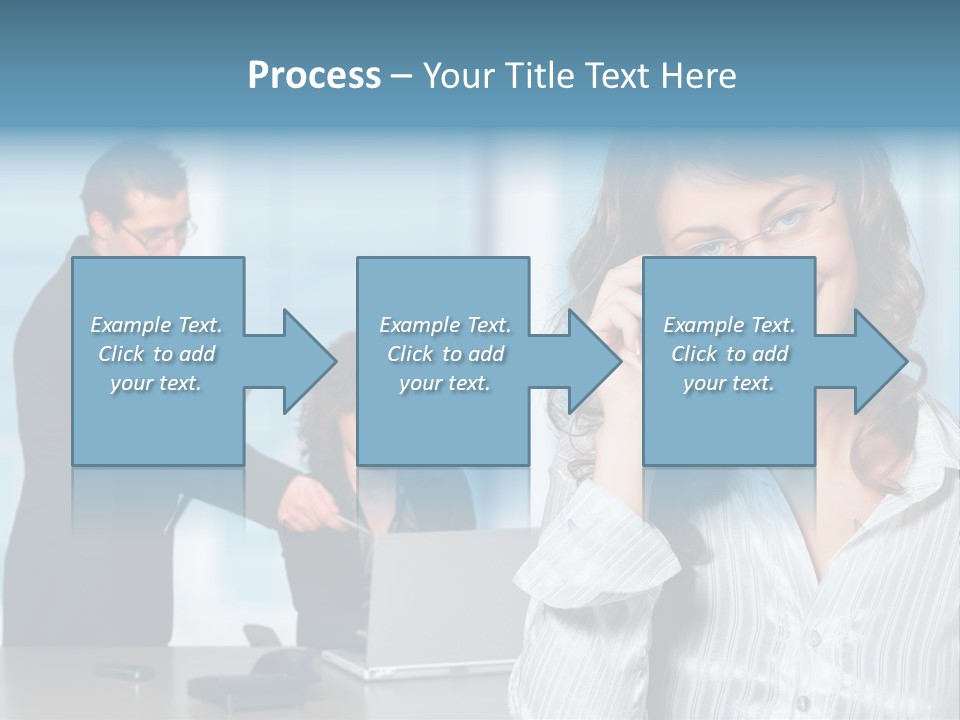 A Woman In A Business Suit Talking On A Cell Phone PowerPoint Template