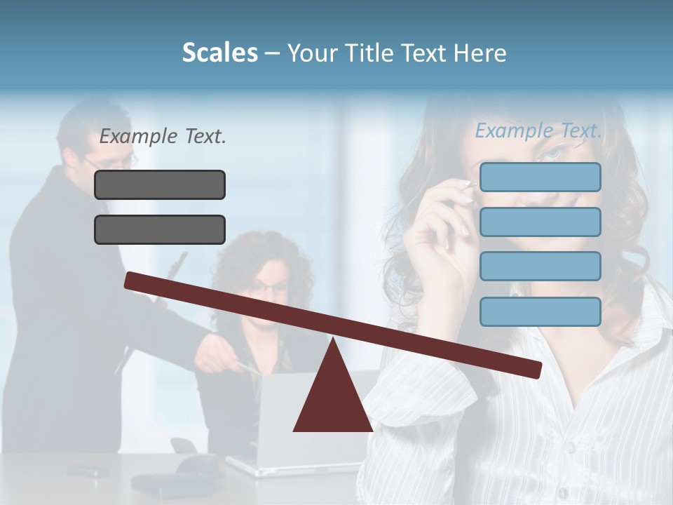 A Woman In A Business Suit Talking On A Cell Phone PowerPoint Template