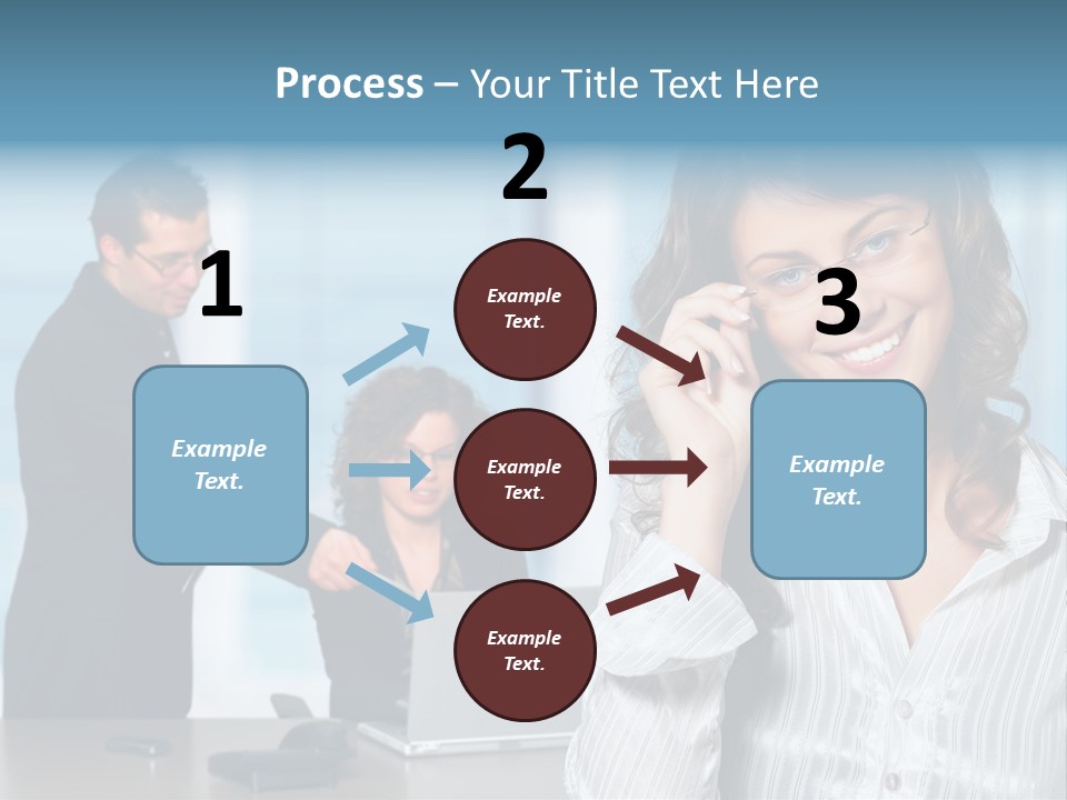 A Woman In A Business Suit Talking On A Cell Phone PowerPoint Template