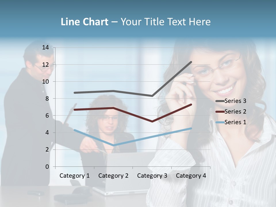 A Woman In A Business Suit Talking On A Cell Phone PowerPoint Template