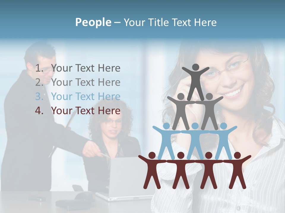 A Woman In A Business Suit Talking On A Cell Phone PowerPoint Template