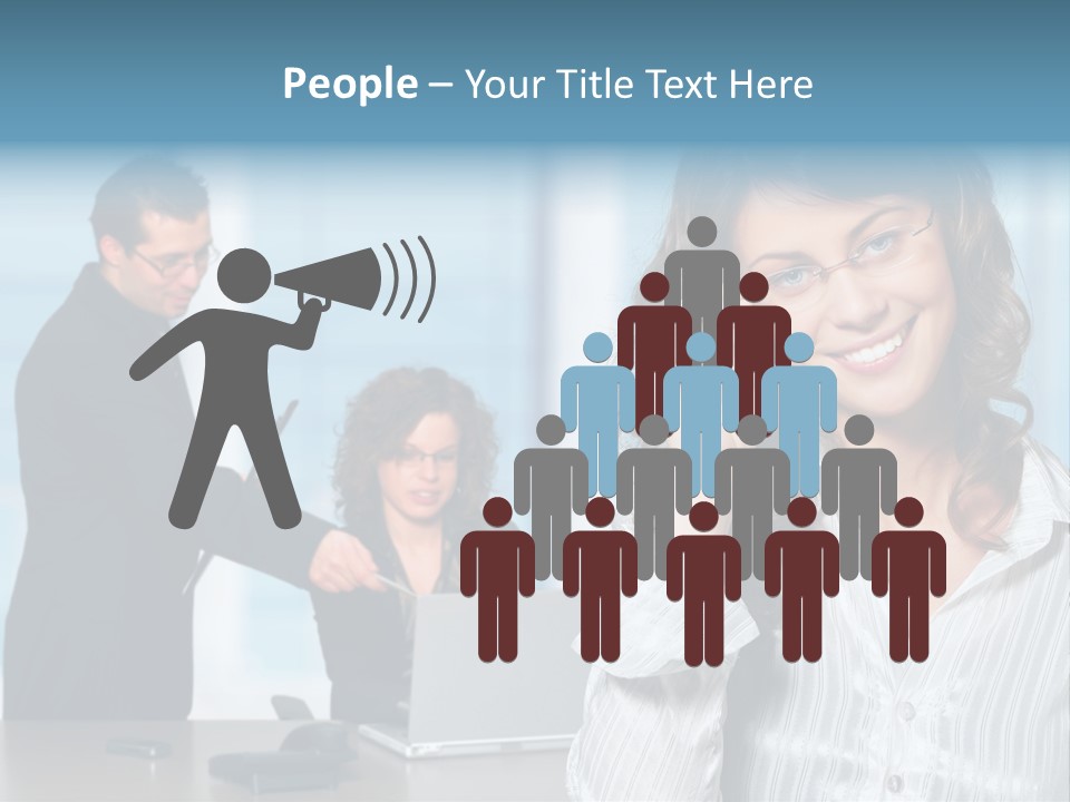 A Woman In A Business Suit Talking On A Cell Phone PowerPoint Template