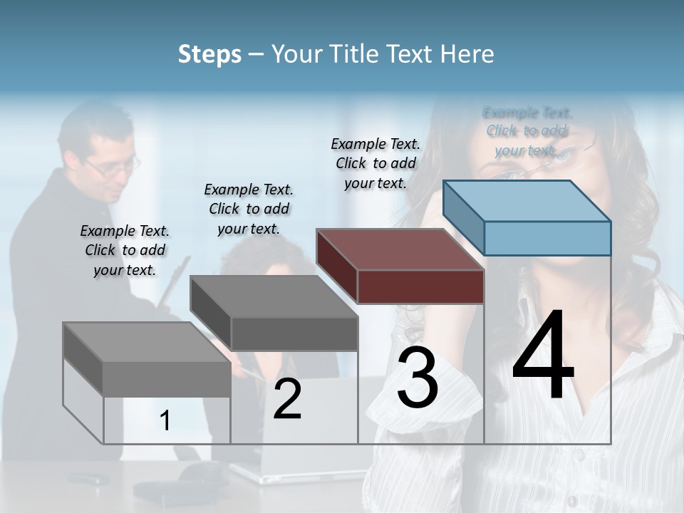 A Woman In A Business Suit Talking On A Cell Phone PowerPoint Template