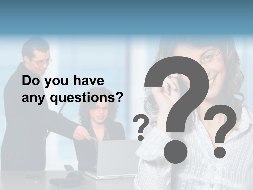 A Woman In A Business Suit Talking On A Cell Phone PowerPoint Template