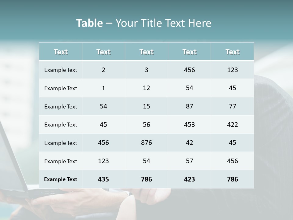 A Group Of Business People Looking At A Laptop Screen PowerPoint Template