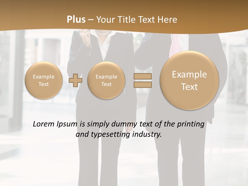 A Man And A Woman Are Talking On Their Cell Phones PowerPoint Template