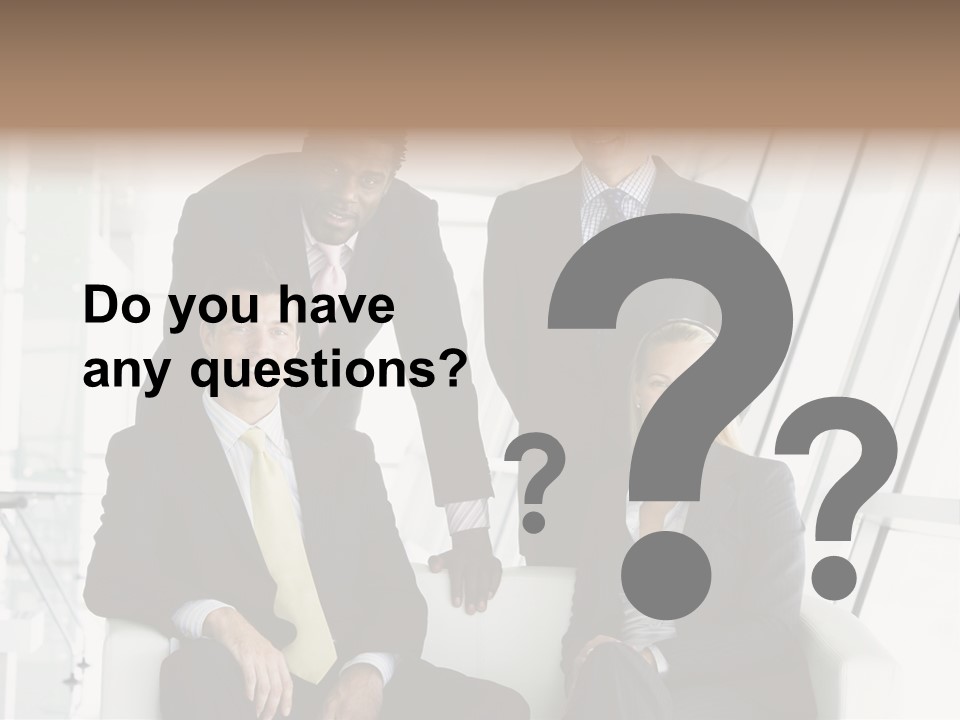 A Group Of Business People Standing Around A Table PowerPoint Template