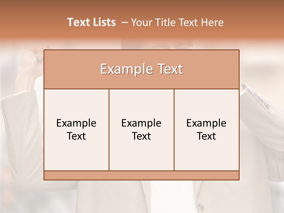 A Man In A Suit Talking On A Cell Phone PowerPoint Template