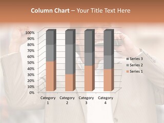 A Man In A Suit Talking On A Cell Phone PowerPoint Template