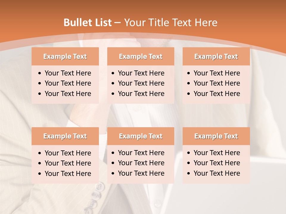 A Man Sitting In Front Of A Laptop Computer PowerPoint Template