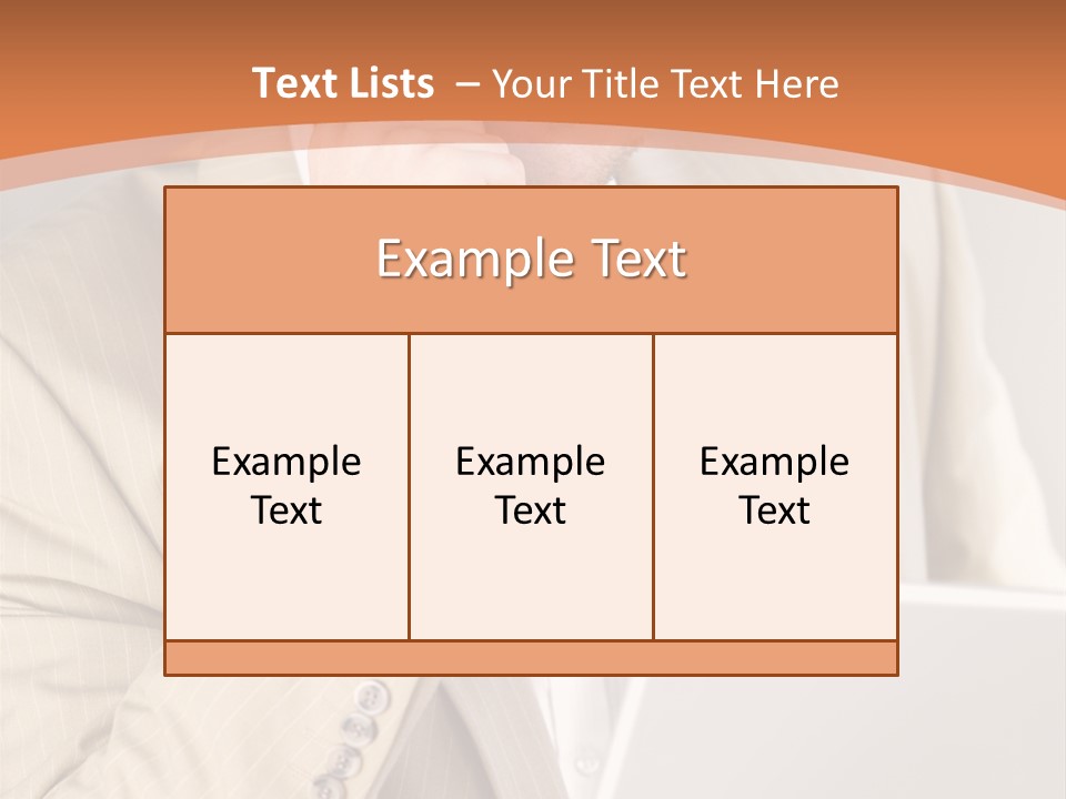 A Man Sitting In Front Of A Laptop Computer PowerPoint Template