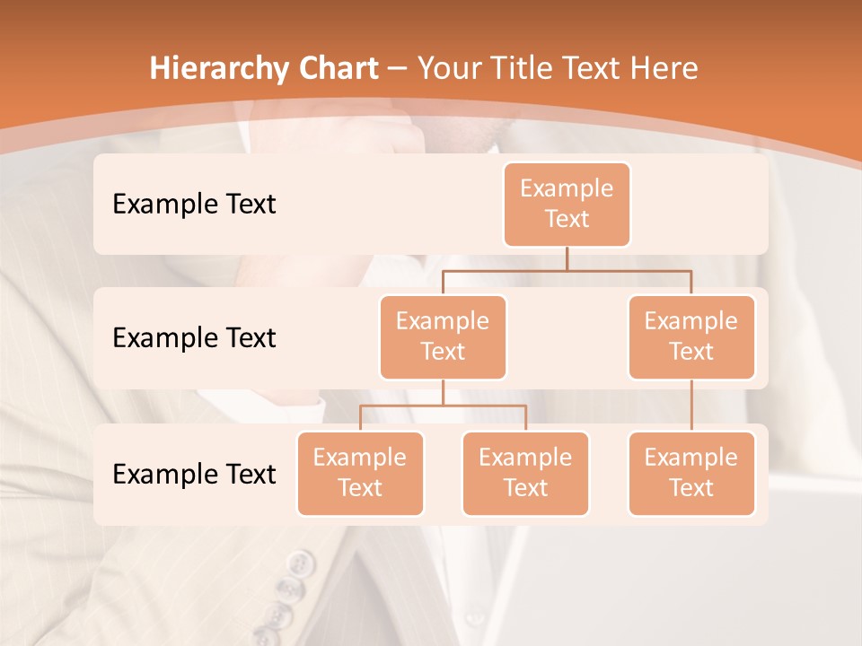 A Man Sitting In Front Of A Laptop Computer PowerPoint Template