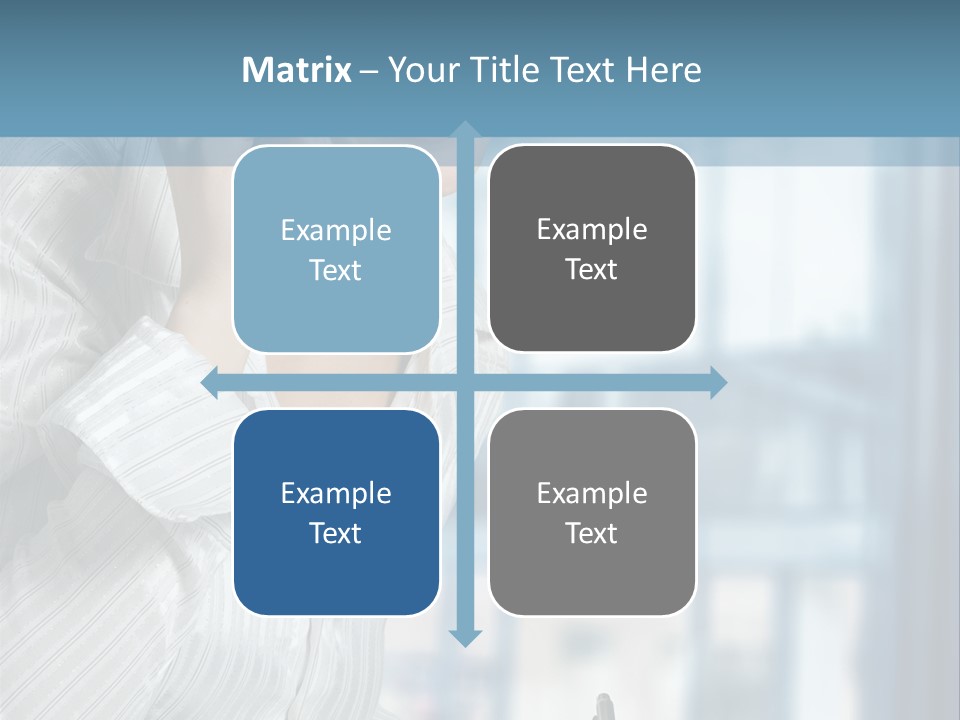 A Woman Sitting At A Desk Writing On A Piece Of Paper PowerPoint Template