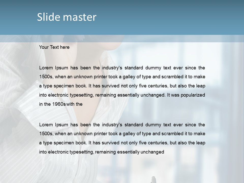 A Woman Sitting At A Desk Writing On A Piece Of Paper PowerPoint Template