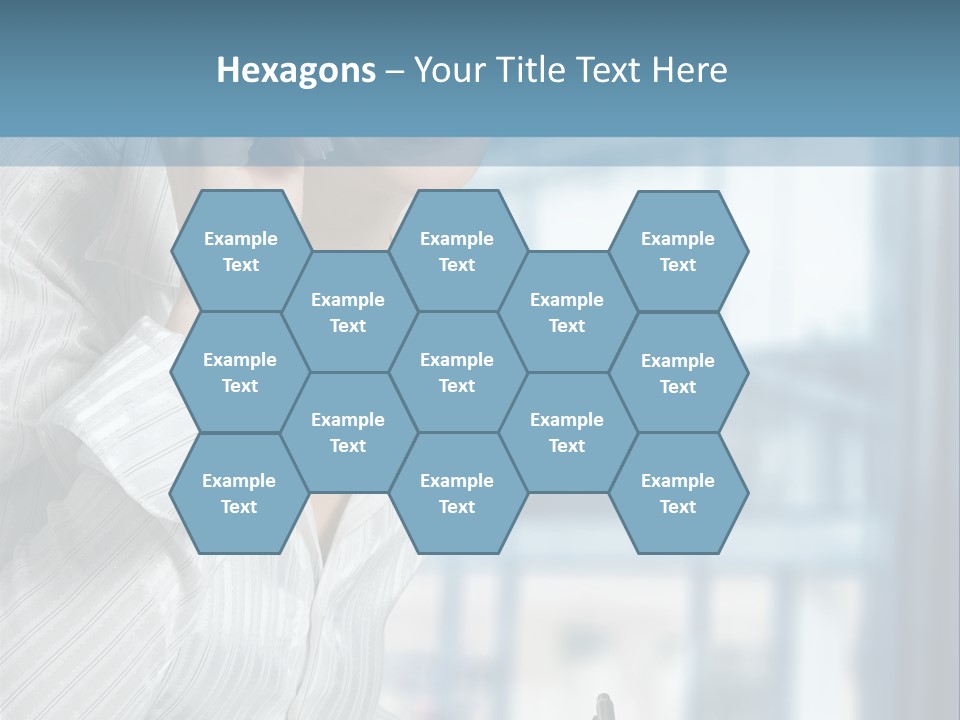 A Woman Sitting At A Desk Writing On A Piece Of Paper PowerPoint Template