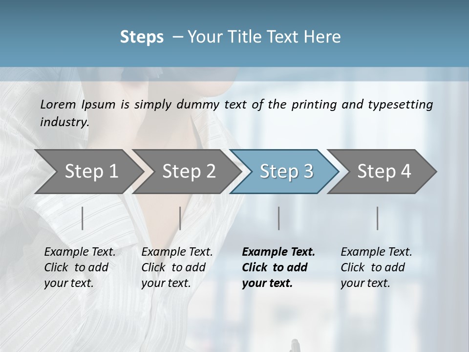 A Woman Sitting At A Desk Writing On A Piece Of Paper PowerPoint Template