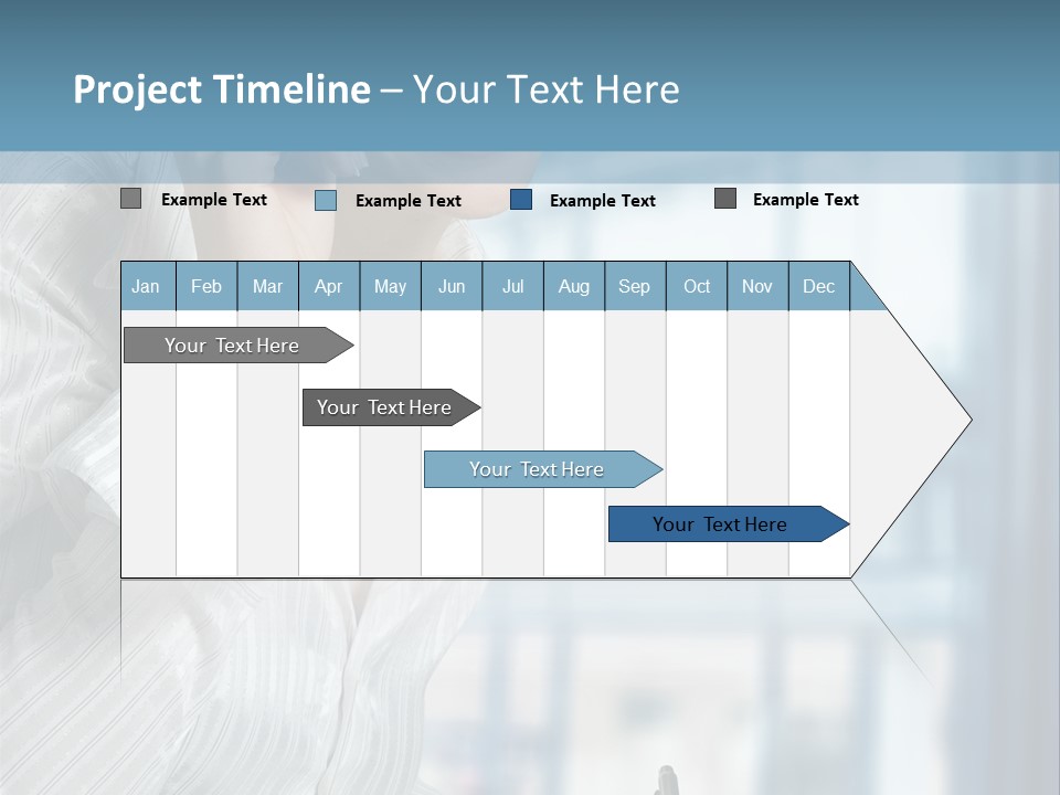 A Woman Sitting At A Desk Writing On A Piece Of Paper PowerPoint Template