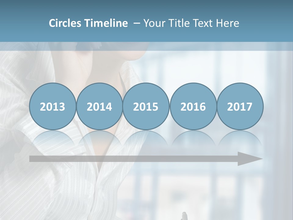 A Woman Sitting At A Desk Writing On A Piece Of Paper PowerPoint Template