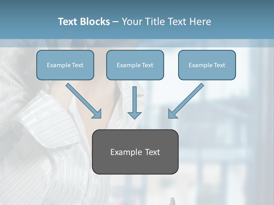 A Woman Sitting At A Desk Writing On A Piece Of Paper PowerPoint Template