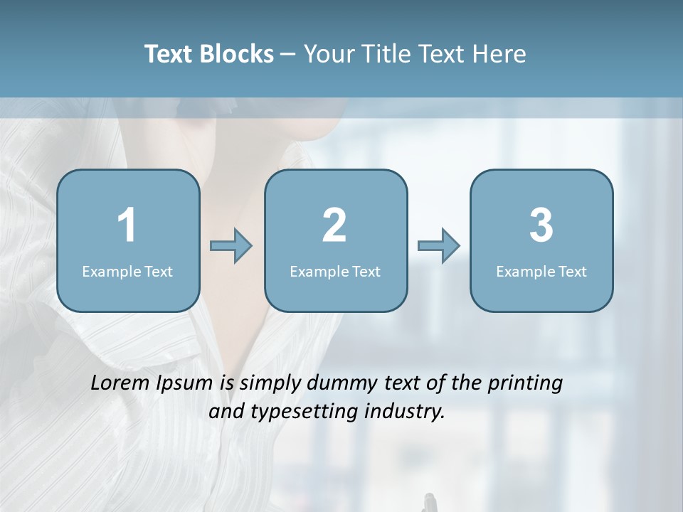 A Woman Sitting At A Desk Writing On A Piece Of Paper PowerPoint Template