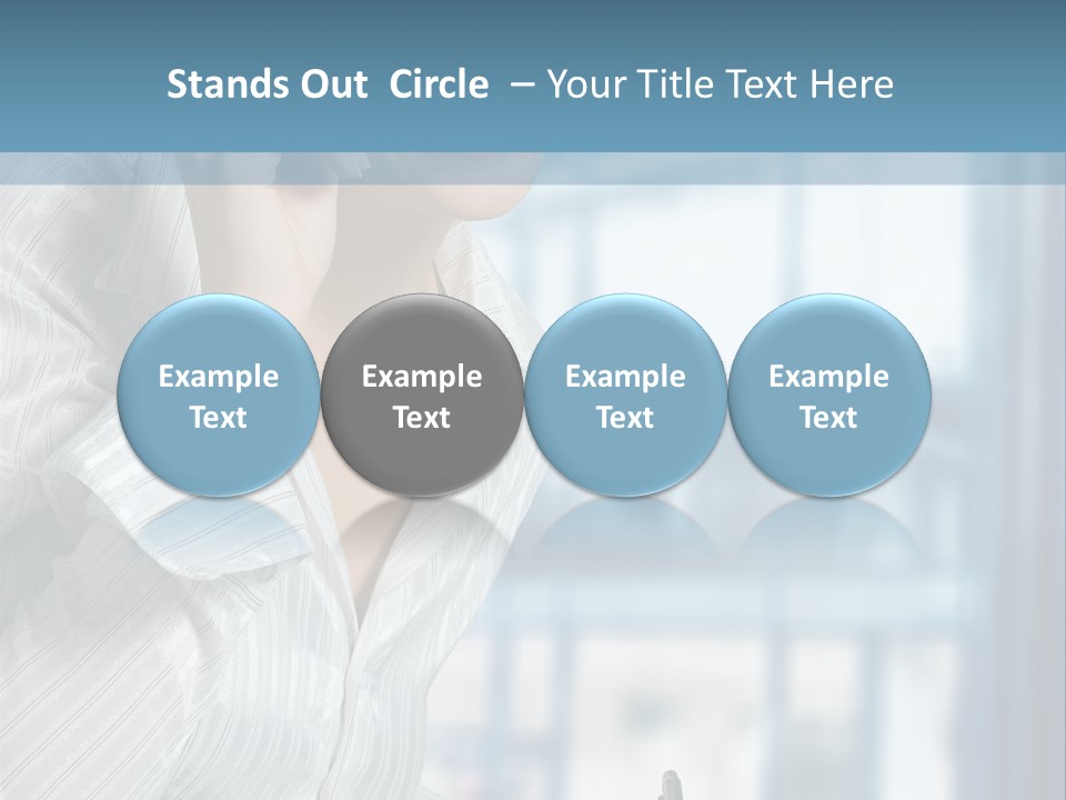 A Woman Sitting At A Desk Writing On A Piece Of Paper PowerPoint Template