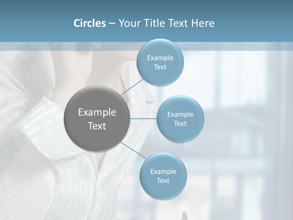 A Woman Sitting At A Desk Writing On A Piece Of Paper PowerPoint Template