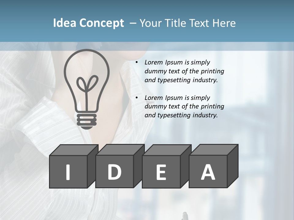 A Woman Sitting At A Desk Writing On A Piece Of Paper PowerPoint Template