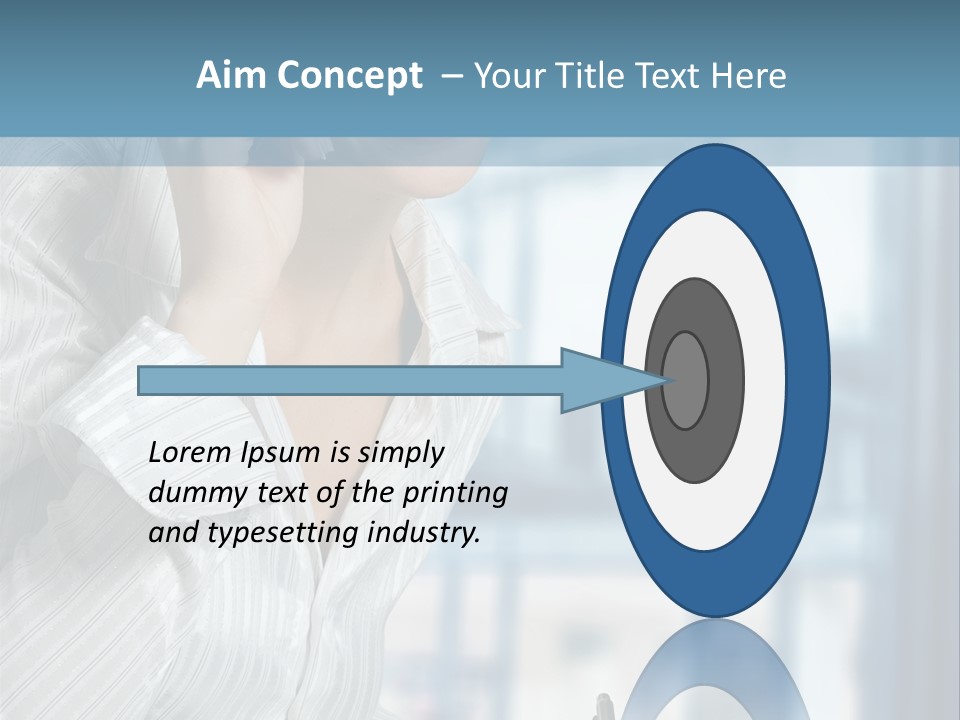 A Woman Sitting At A Desk Writing On A Piece Of Paper PowerPoint Template