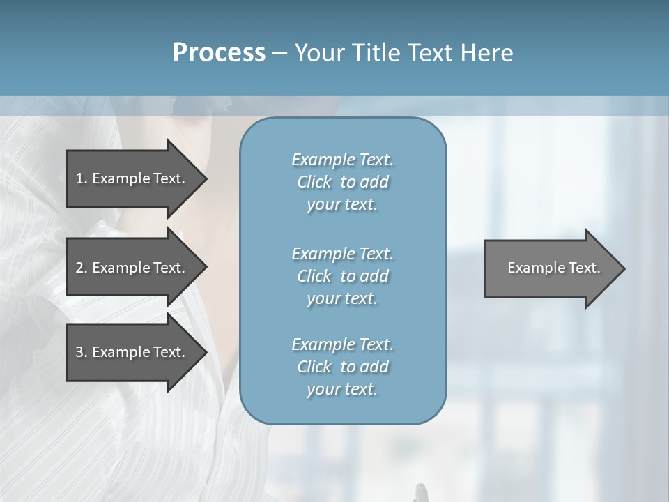 A Woman Sitting At A Desk Writing On A Piece Of Paper PowerPoint Template