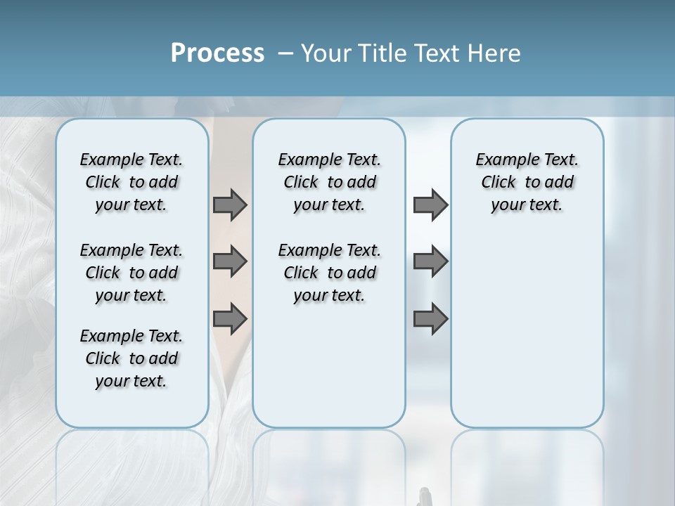 A Woman Sitting At A Desk Writing On A Piece Of Paper PowerPoint Template