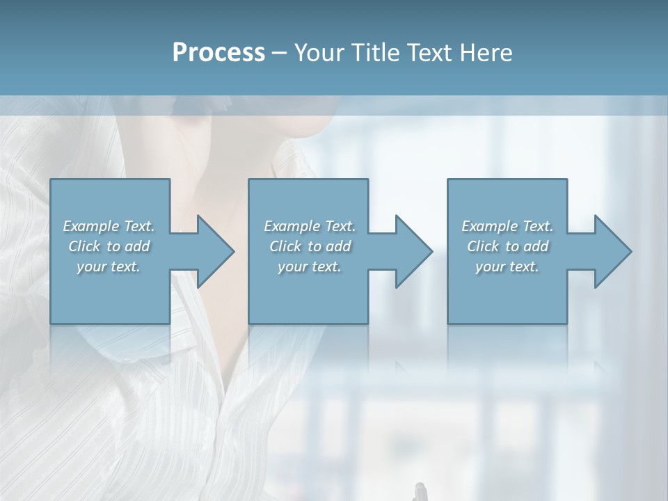 A Woman Sitting At A Desk Writing On A Piece Of Paper PowerPoint Template