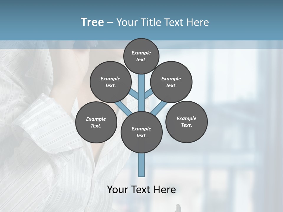 A Woman Sitting At A Desk Writing On A Piece Of Paper PowerPoint Template