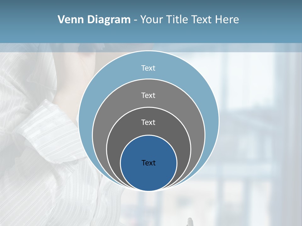 A Woman Sitting At A Desk Writing On A Piece Of Paper PowerPoint Template