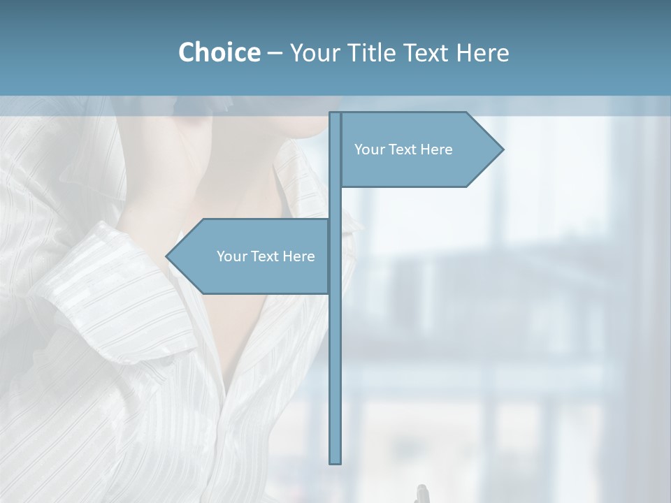 A Woman Sitting At A Desk Writing On A Piece Of Paper PowerPoint Template