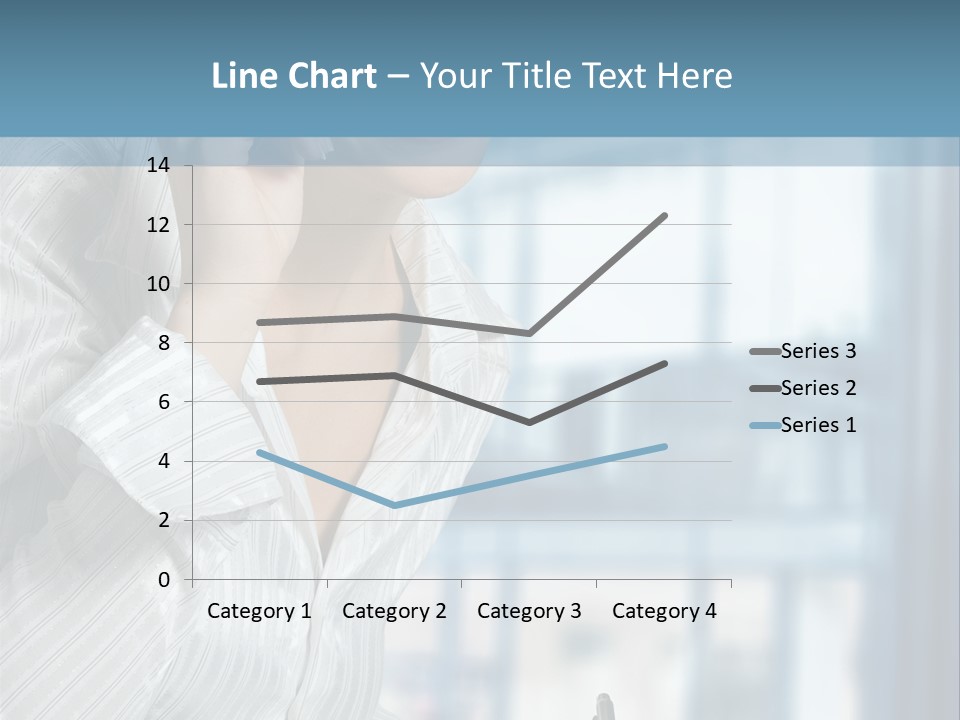 A Woman Sitting At A Desk Writing On A Piece Of Paper PowerPoint Template
