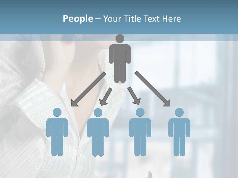 A Woman Sitting At A Desk Writing On A Piece Of Paper PowerPoint Template