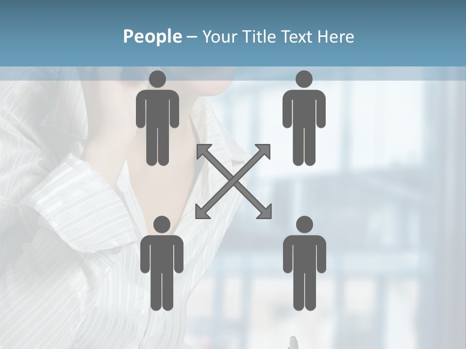 A Woman Sitting At A Desk Writing On A Piece Of Paper PowerPoint Template