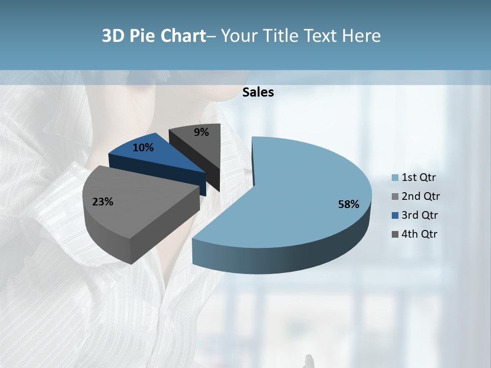 A Woman Sitting At A Desk Writing On A Piece Of Paper PowerPoint Template