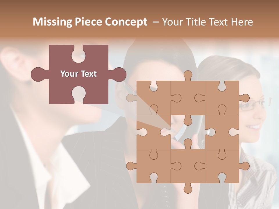 A Woman Talking On A Cell Phone Next To Another Woman PowerPoint Template